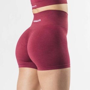 alphalete amplify wisteria shorts